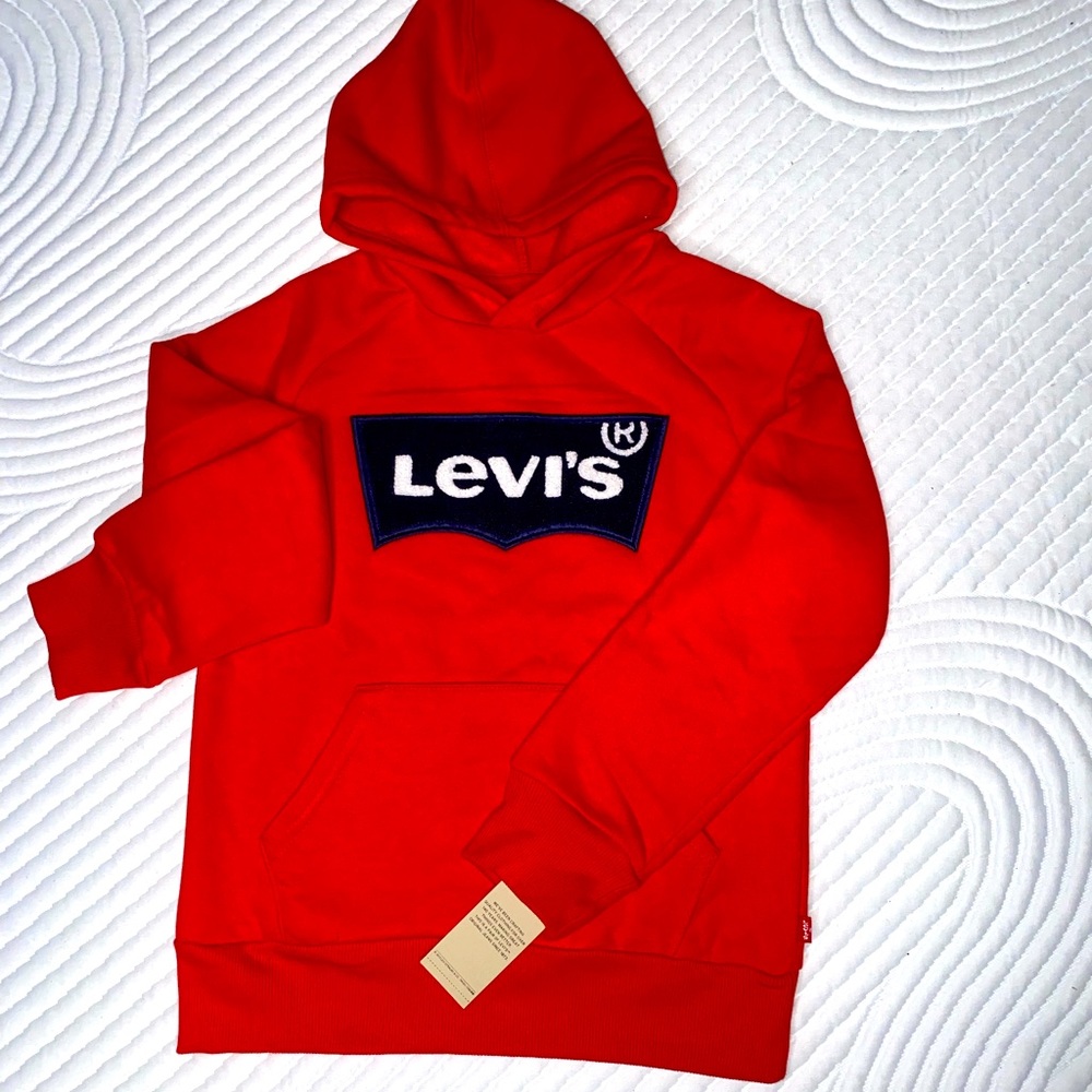 Kid’s Red Levi’s Logo Hoodie